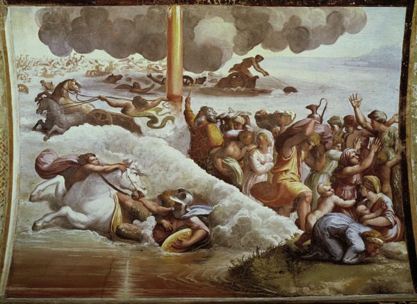 Raphael / Israelites and the Red Sea à Raffaello Sanzio