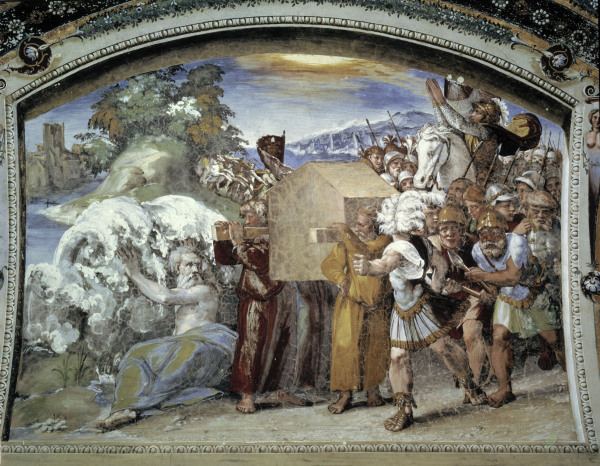 Raphael / The crossing of the Jordan à Raffaello Sanzio