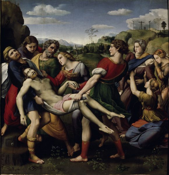 Raphael / The Entombment of Christ à Raffaello Sanzio