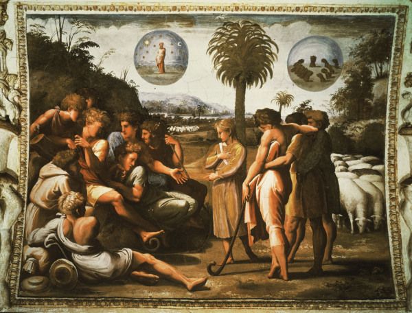 Raphael /Joseph tells his dream /c.1515 à Raffaello Sanzio