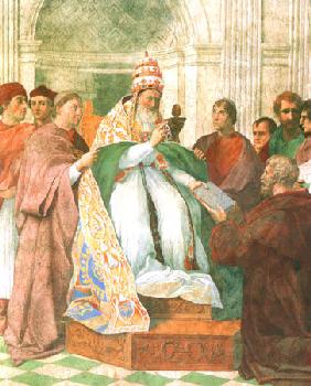 Gregor IX. le Dekretalien (Détail détail) reçoit