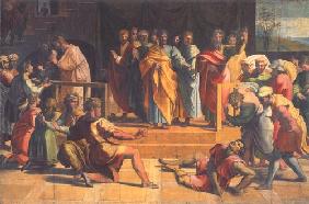 Le décès d'Ananias