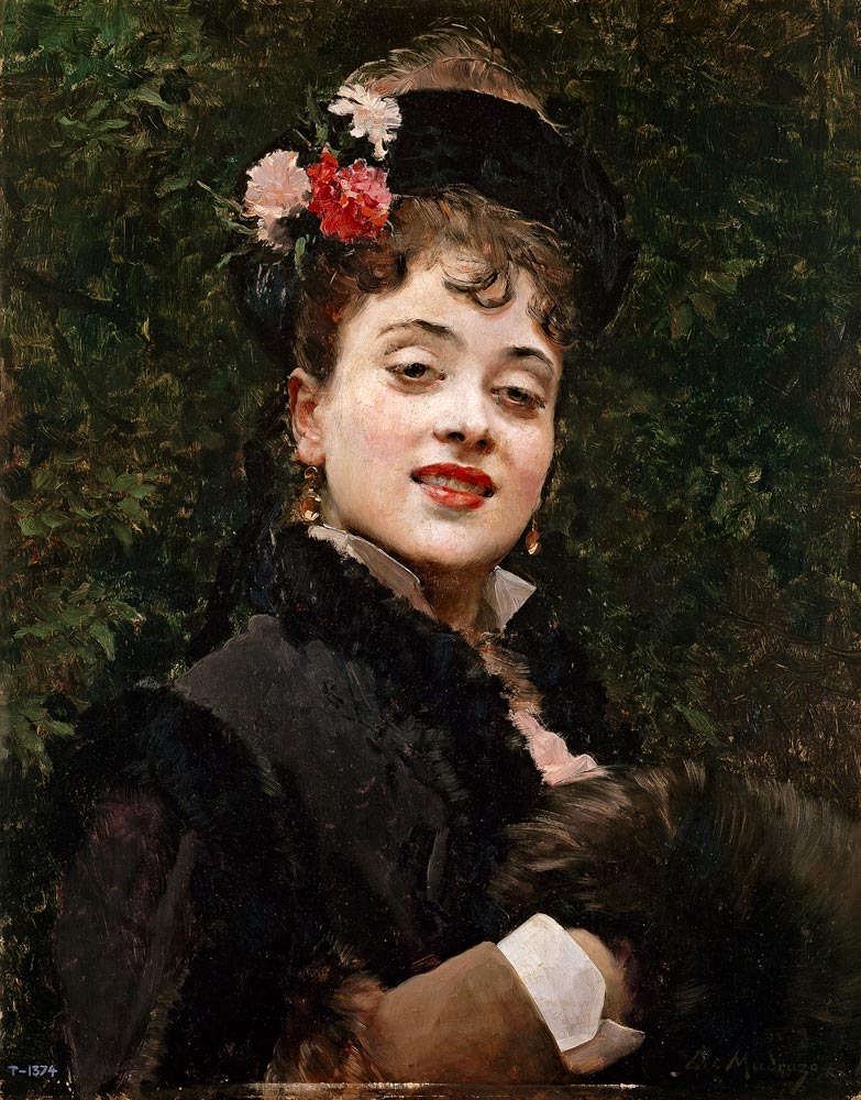 Aline Masson, the Artist's Wife à Raimundo de Madrazo y Garetta