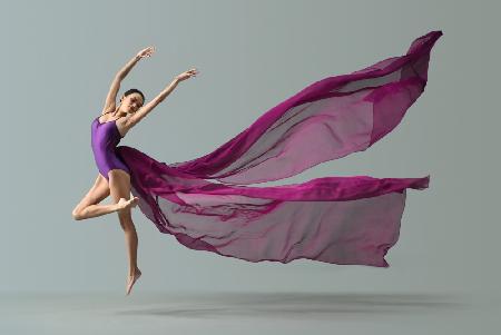 Purple ballerina