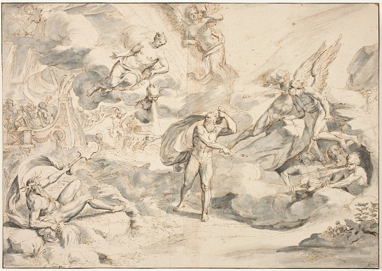 Aeolus Obeying Juno's Command to Create a Storm à Raymond Lafage