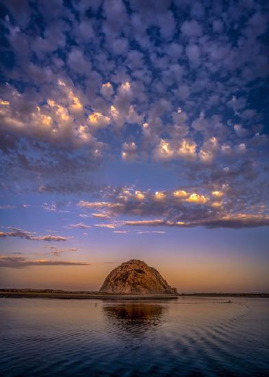 The Early Morning Clouds in Morro Bay