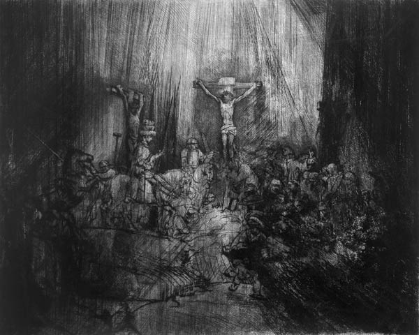 Die drei Kreuze à Rembrandt Harmenszoon van Rijn