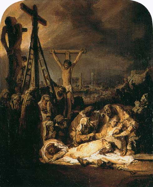 mise en croix II à Rembrandt Harmenszoon van Rijn