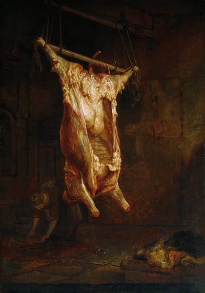 Rembrandt / Butchered ox / c.1655 à Rembrandt Harmenszoon van Rijn