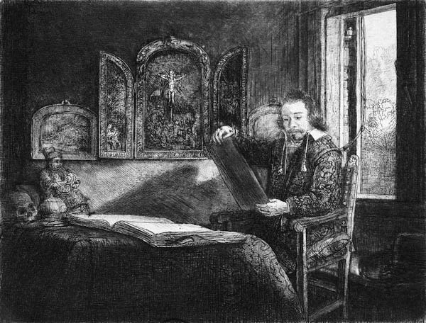 Der Apotheker Abraham Francen à Rembrandt Harmenszoon van Rijn