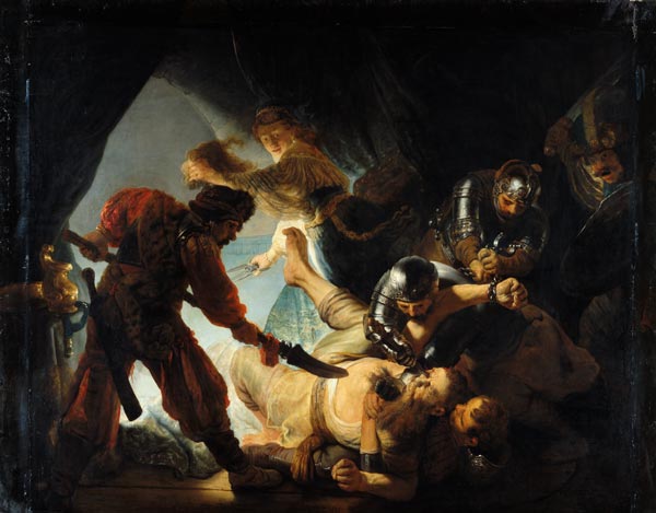 L‘Aveuglement de Samson (ou : Le Triomphe de Dalila) à Rembrandt Harmenszoon van Rijn