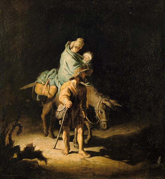 évasion d'Egypte à Rembrandt Harmenszoon van Rijn