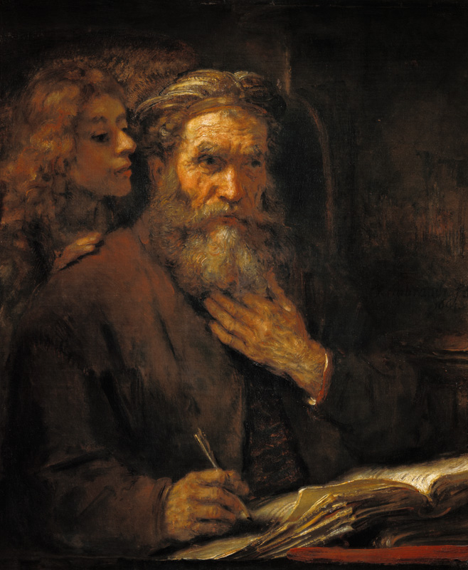 Matthew the Evangelist / Rembrandt à Rembrandt Harmenszoon van Rijn