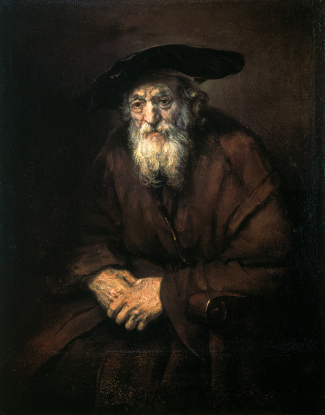 Portrait of an Old Jew à Rembrandt Harmenszoon van Rijn