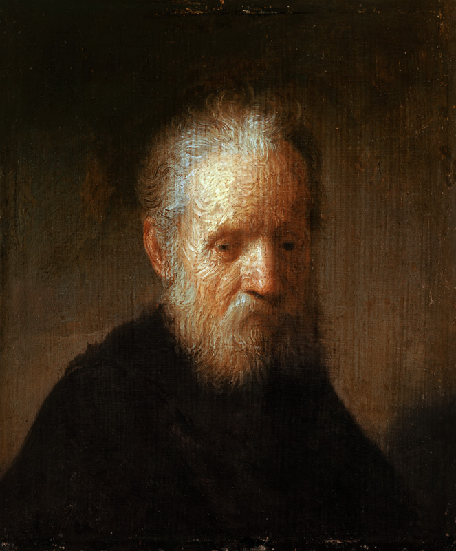 Rembrandt / Portrait of an old man à Rembrandt Harmenszoon van Rijn