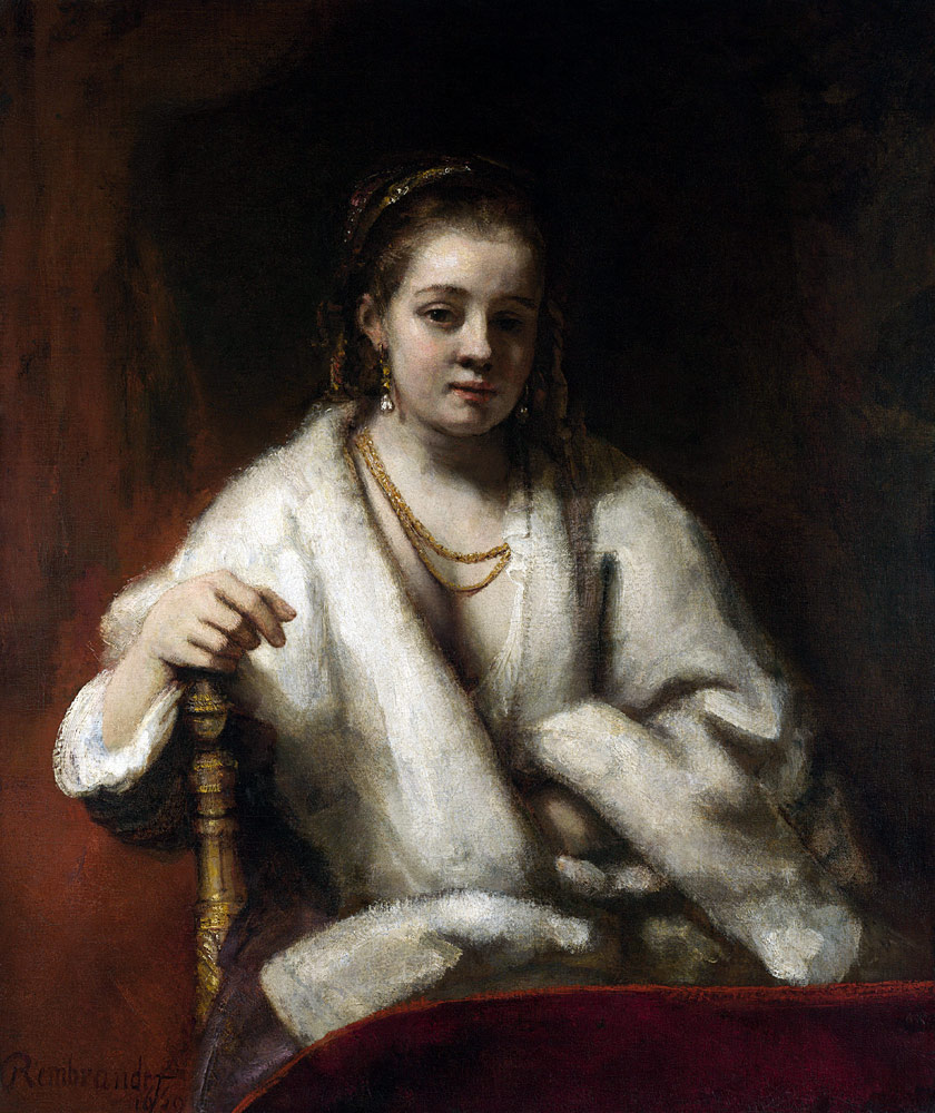 Portrait of Hendrickje Stoffels à Rembrandt Harmenszoon van Rijn