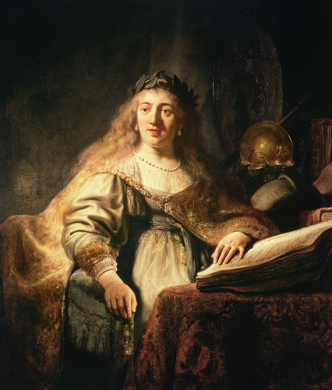Saskia as Minerva à Rembrandt Harmenszoon van Rijn