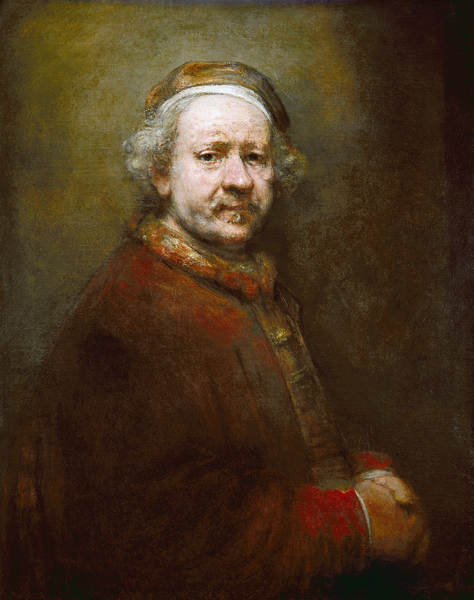 Self Portrait in at the Age of 63, 1669 (oil on canvas) à Rembrandt Harmenszoon van Rijn