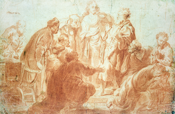 The Doubting Thomas à Rembrandt Harmenszoon van Rijn