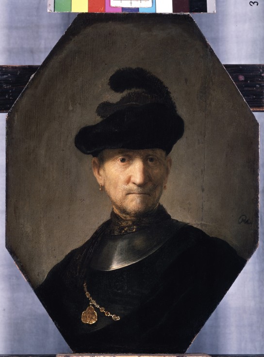 Portrait of an old warrior à Rembrandt Harmenszoon van Rijn
