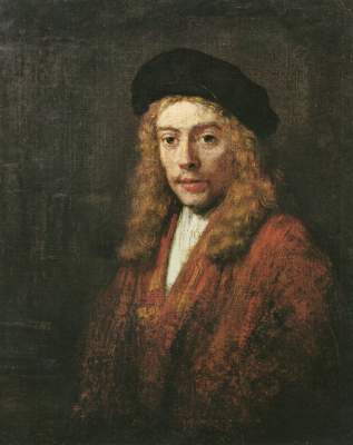 portrait d'un jeune homme à Rembrandt Harmenszoon van Rijn