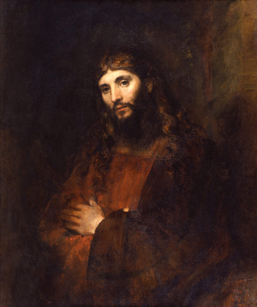 Christ with Arms Folded à Rembrandt Harmenszoon van Rijn