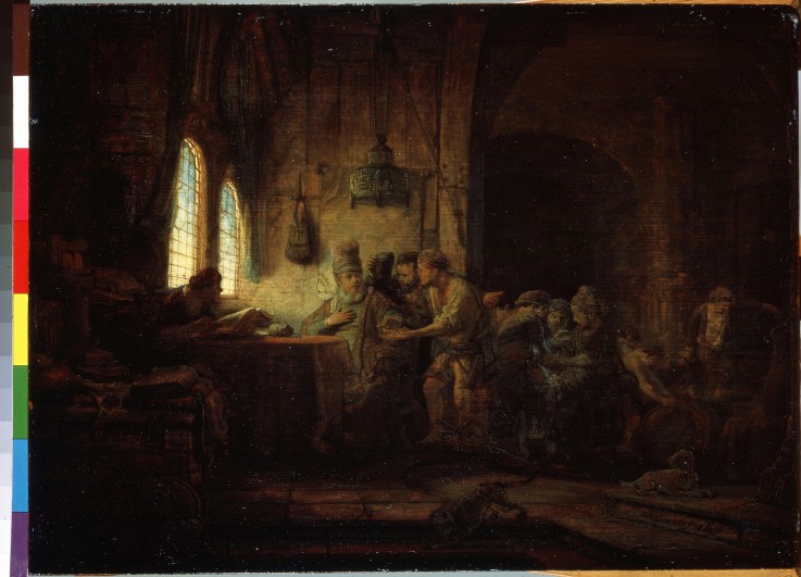 The Parable of the Labourers in the Vineyard à Rembrandt Harmenszoon van Rijn