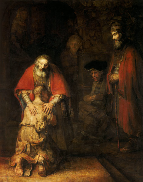 Le Retour du Fils Prodige à Rembrandt Harmenszoon van Rijn