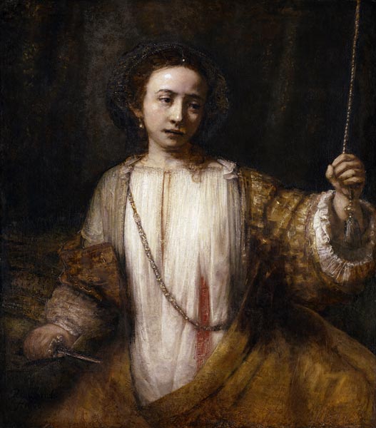 Lucretia à Rembrandt Harmenszoon van Rijn