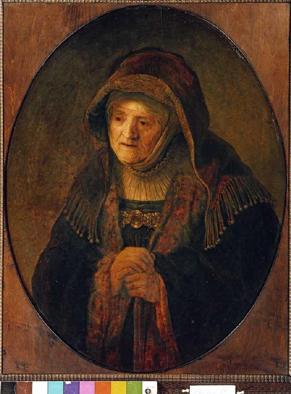 La mère de l'artiste comme prophète Hannah. à Rembrandt Harmenszoon van Rijn