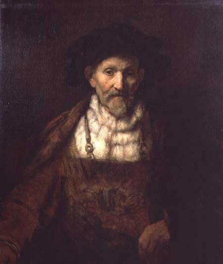 Portrait of an Old Man in Period Costume à Rembrandt Harmenszoon van Rijn