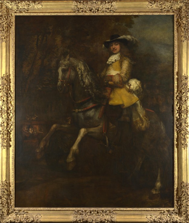 Portrait of Frederick Rihel on Horseback à Rembrandt Harmenszoon van Rijn