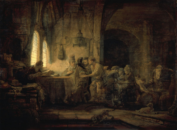 Rembrandt / Workers in the Yineyard à Rembrandt Harmenszoon van Rijn