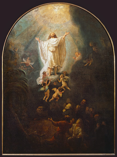 Rembrandt / Ascension of Christ / 1636 à Rembrandt Harmenszoon van Rijn