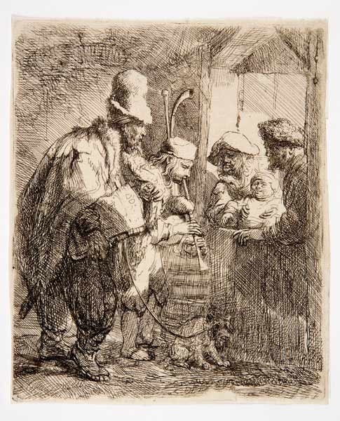 Die fahrenden Musikanten à Rembrandt Harmenszoon van Rijn