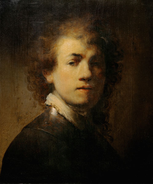 Rembrandt / Self-portrait with Gorget à Rembrandt Harmenszoon van Rijn