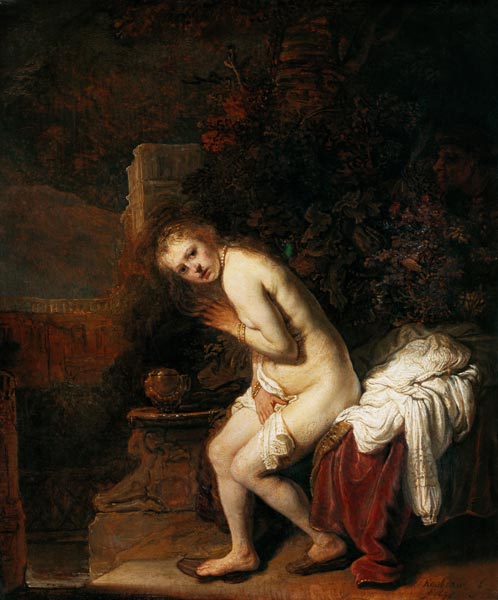 Susanne dans le bain à Rembrandt Harmenszoon van Rijn