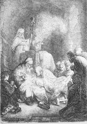 The Circumcision (pen & ink on paper) à Rembrandt Harmenszoon van Rijn