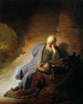 Rembrandt / Jeremiah / Painting / 1630