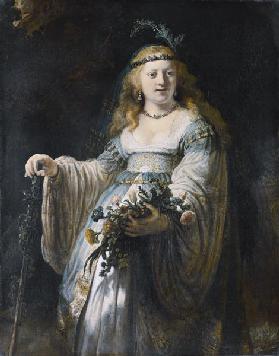 Saskia van Uylenburgh in Arcadian Costume