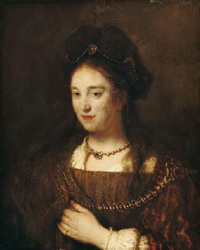 Rembrandt femme Saskia.