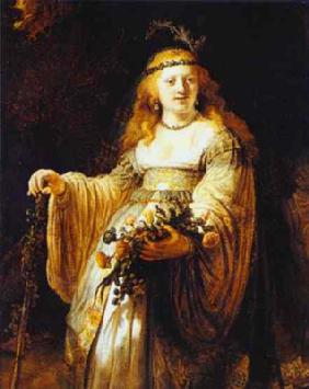 Saskia van Uylenburgh en costume d'Arcadie
