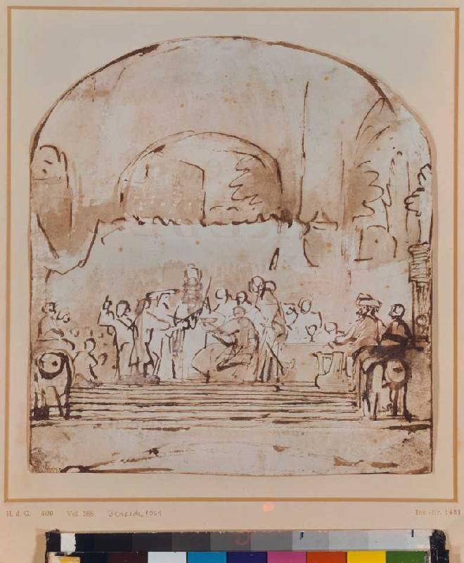 La conspiration de Claudius Civilis. à Rembrandt Harmenszoon van Rijn