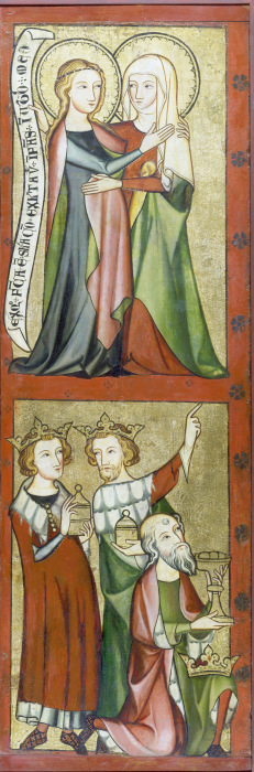 Visitation and Adoration of the Magi à Maître rhénan vers 1330