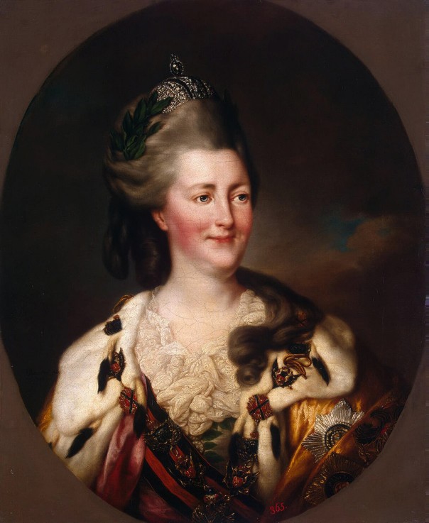 Portrait of Empress Catherine II (1729-1796) à Richard Brompton