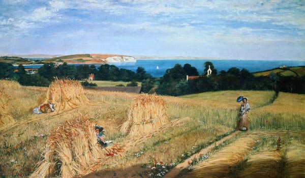 Corn Field in the Isle of Wight à Richard Burchett