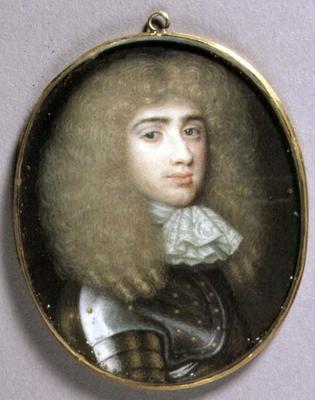 Portrait Miniature of Robert Porter, c.1660 (w/c on vellum) à Richard Gibson