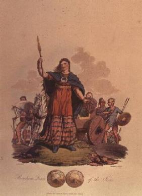 Boadicea, Queen of the Iceni (1st century), designed by C.H.S.