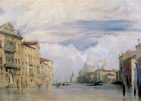 The Grand Canal, Venice à Richard Parkes Bonington