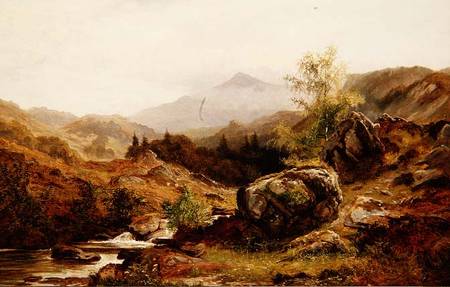 In the Lledr Valley, North Wales à Richard Redgrave
